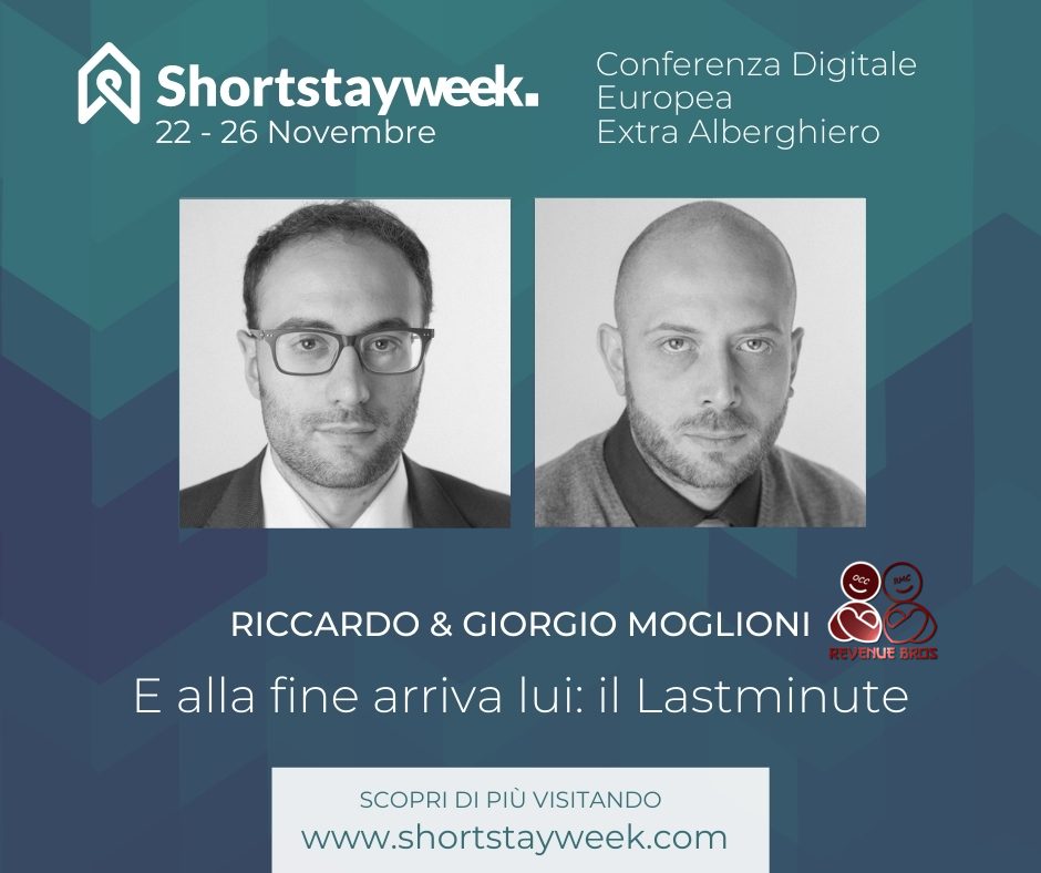 Short Stay Week: Revenue Bros partecipa - Revenue bros