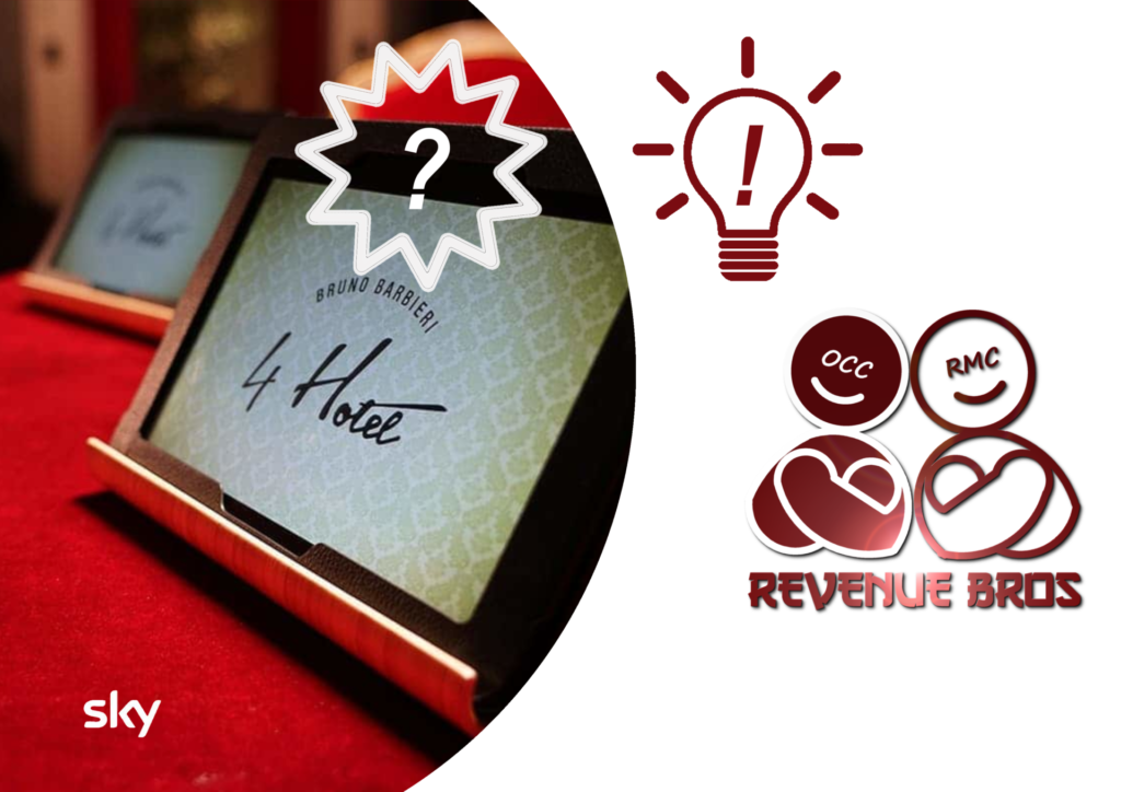 La Lezione di 4 Hotel Sky - Revenue Bros